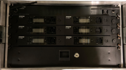 6 x SHURE GLXD4-R trådløse mikrofoner ferdig i rack - Bilde 13