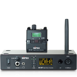 MIPRO  MI-58TD + MI58R Digital Sender/Mottaker (In Ear System)